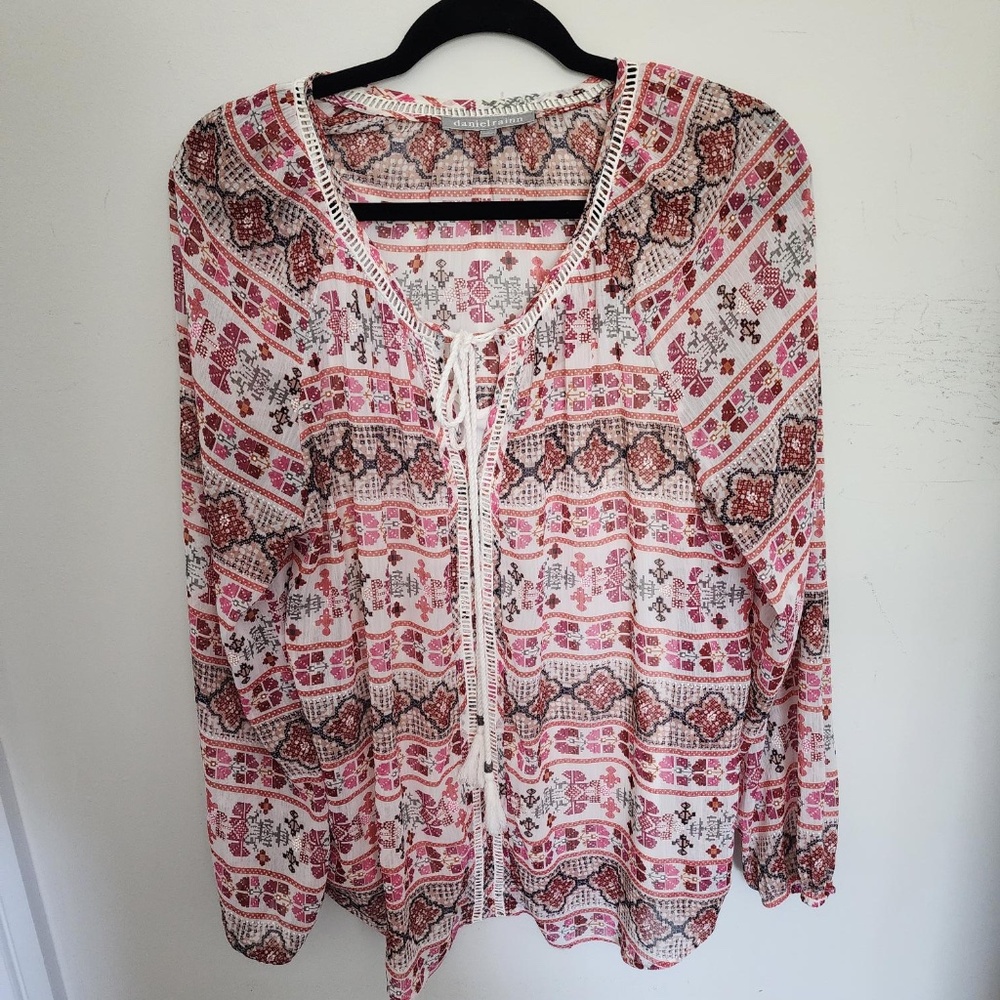 DANIEL RAINN PEASANT TOP - SIZE XL